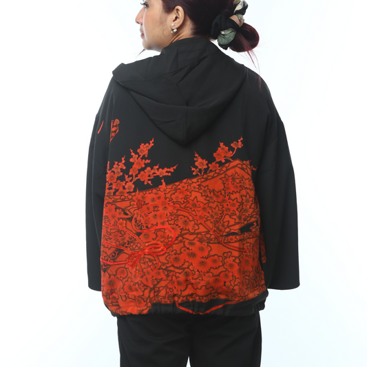 On-hand: Hoodie | H5644 (rare black and red color fabric)