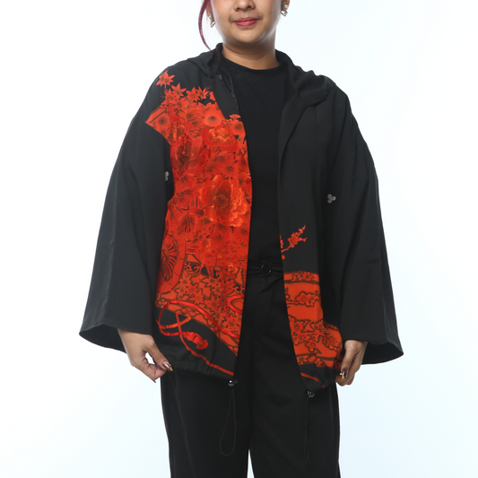 On-hand: Hoodie | H5644 (rare black and red color fabric)
