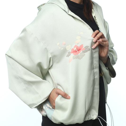 On-hand: Hoodie | HK5728 small size light green hoodie! with stain