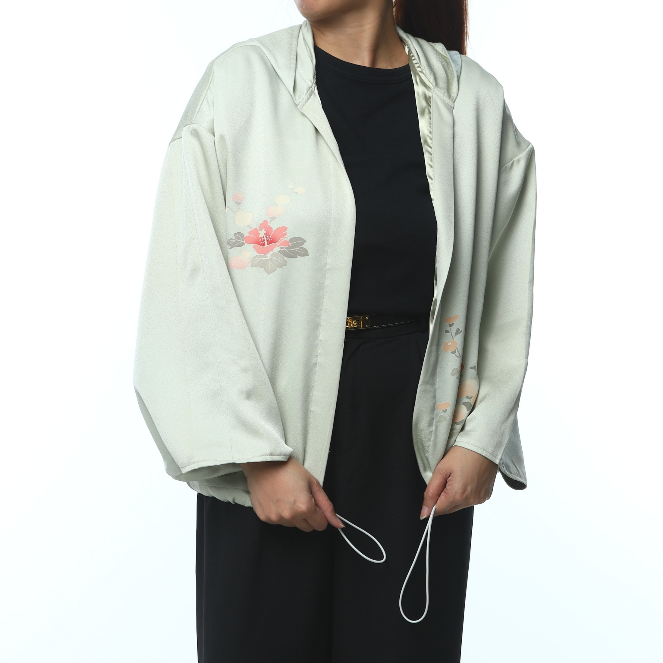 On-hand: Hoodie | HK5728 small size light green hoodie! with stain