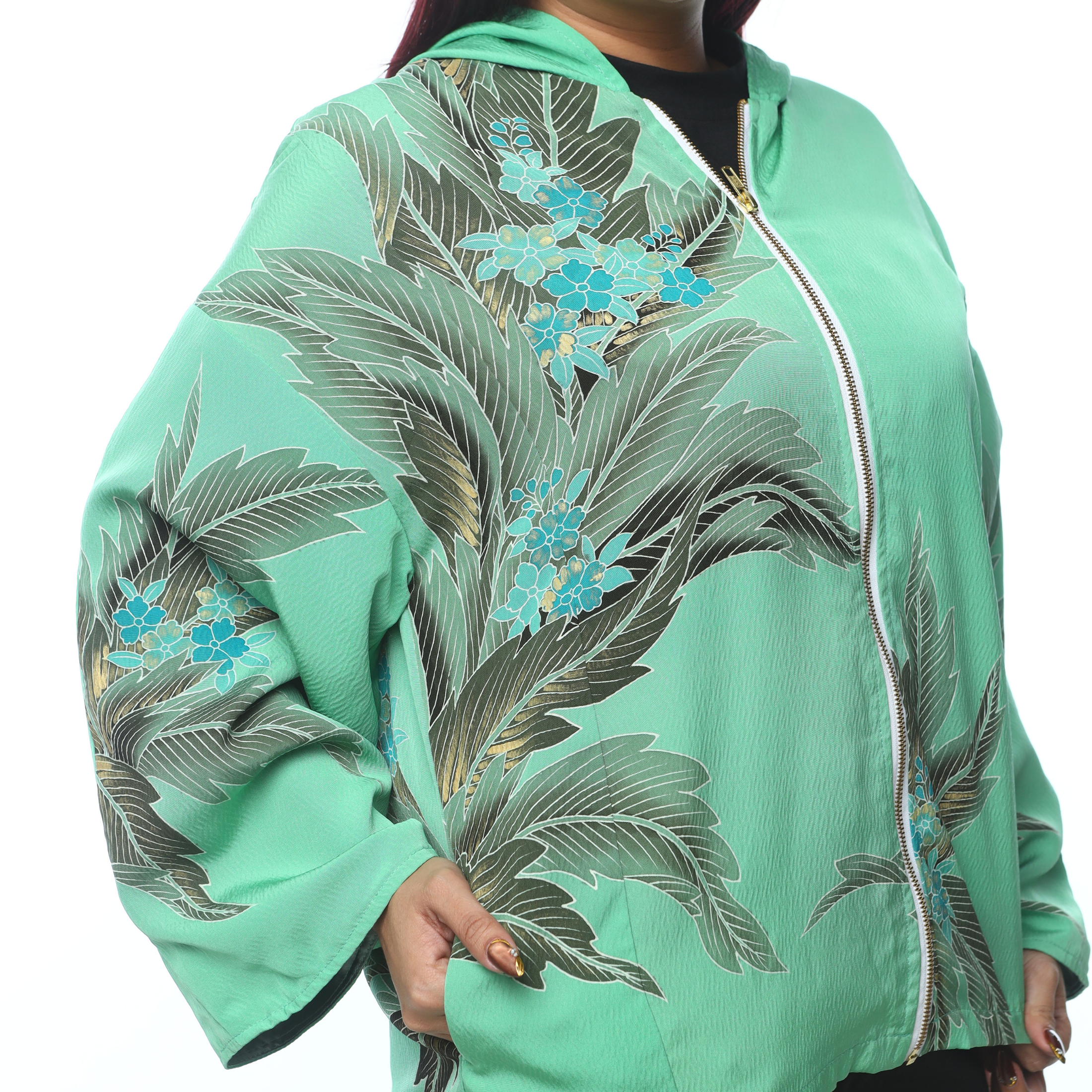On-hand: Hoodie With Zipper | HWZ3775 (rare green color)