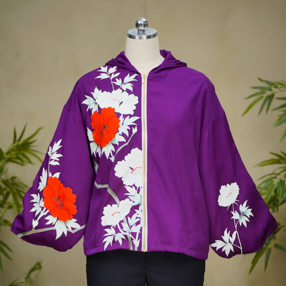[Autumn] Premium On-hand: Purple Hoodie with Zipper (One Size) | HWZ8806Y -O