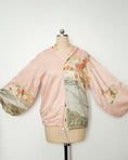 Load image into Gallery viewer, On-hand premium hoodie: dainty pink; with shibori parts! H831-P
