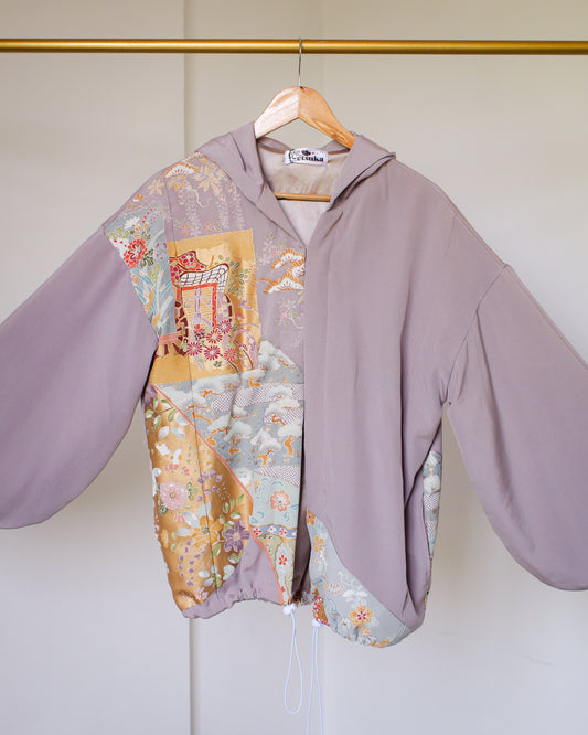 On-hand Kimono Hoodie | Purple Fantasy