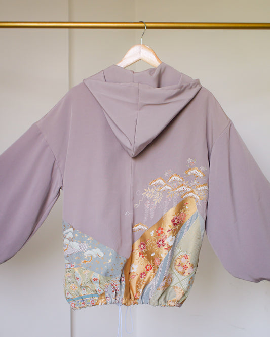 On-hand Kimono Hoodie | Purple Fantasy