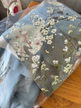 Load image into Gallery viewer, May Hoian Fabric: A44 Blue Fabric | Vest (in Harry's size) Wedding gift
