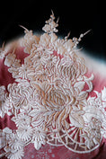 Load image into Gallery viewer, April 20 Live | Premium Fabric: Embroidered Flower in Pink | HB 513 -- FULLY EMBROIDERED!
