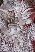 Load image into Gallery viewer, April 20 Live | Premium Fabric: Embroidered Flower in Pink | HB 513 -- FULLY EMBROIDERED!
