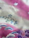 Load image into Gallery viewer, 1018 LIVE: Imperial Loom (008) beautiful cream & pink combination furisode!
