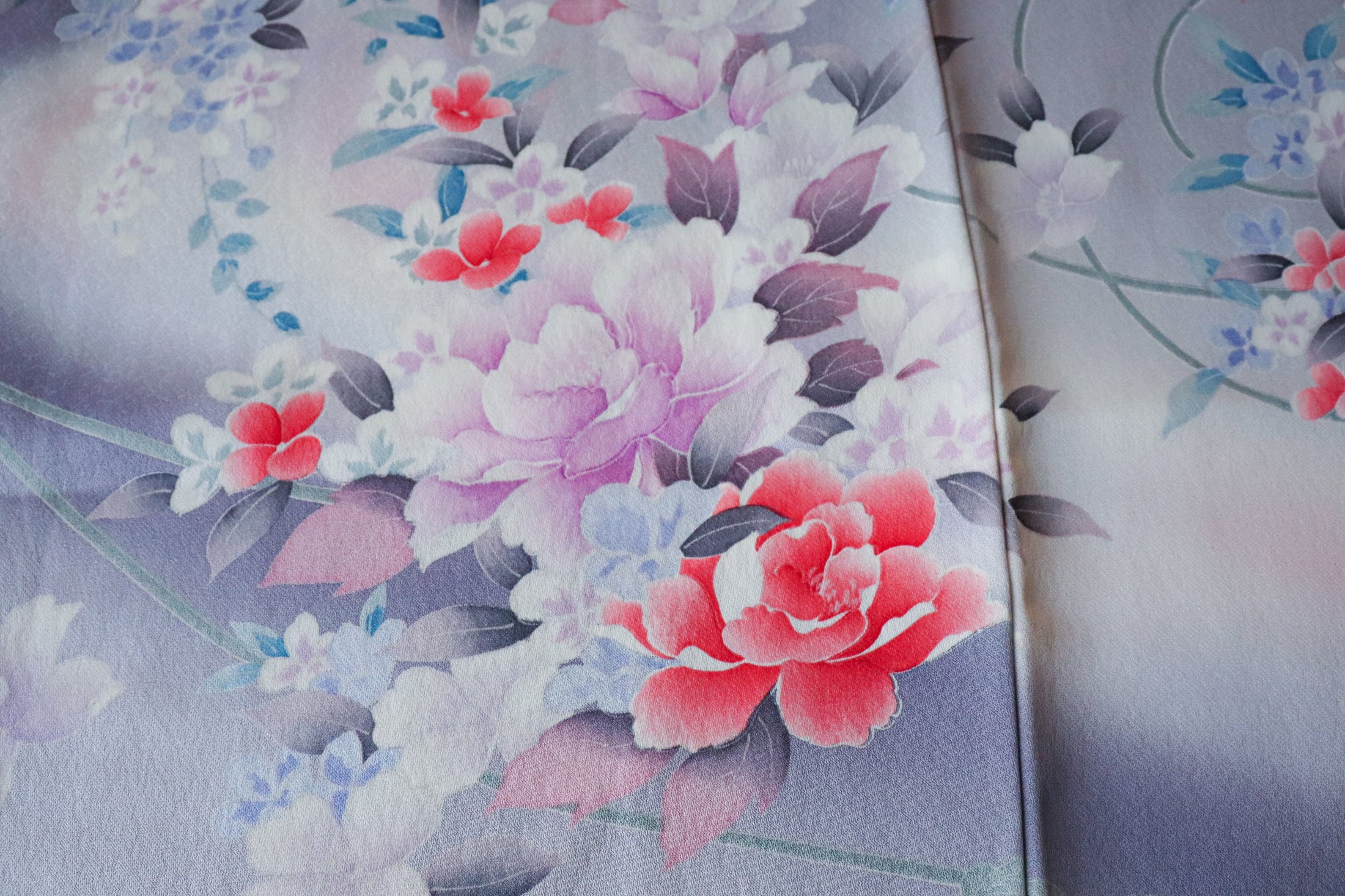 April 27 Live Premium Fabric Collection | Lavender Garden - soft and silky | 261L