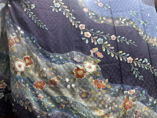 Aug Hoian:  Aug18-03 Dark and flowers |  Circle skirt dress