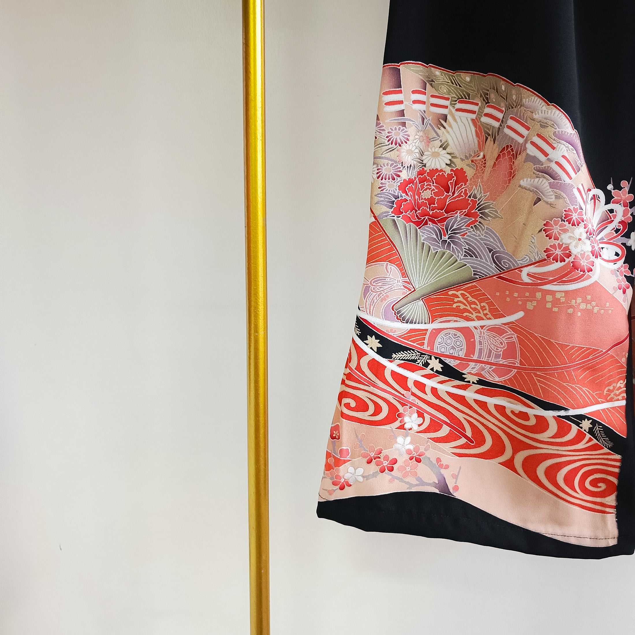 On-Hand Premium Item: Sakura in Orange Festival| Wide Leg Pants - 3XLB