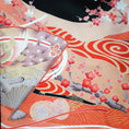 Load image into Gallery viewer, On-Hand Premium Item: Sakura in Orange Festival| Wide Leg Pants - 3XLB
