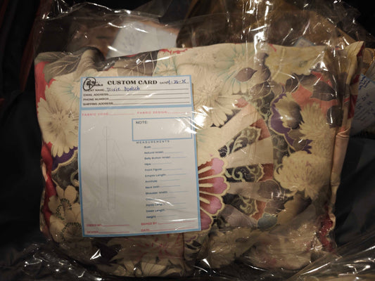 Ap26 BGC Pop-up Offline Fabric: For Trixie #3  | HOLD (flowers w/ red and pink elements)