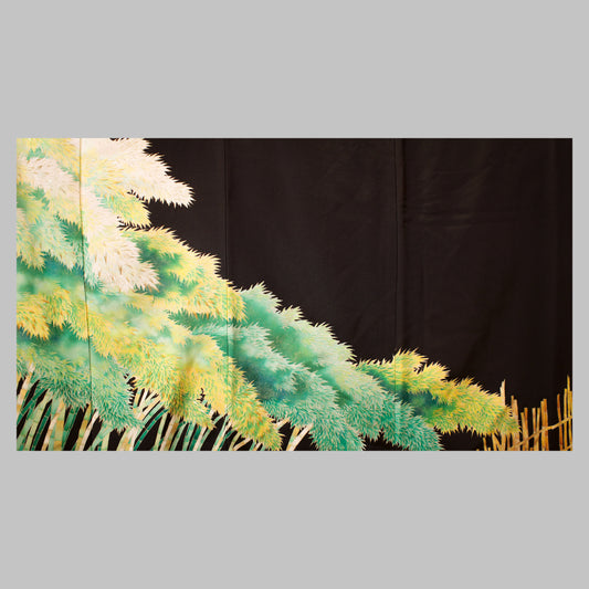 October 6 Upload S29-14: Bamboo Garden - super rare design; thick fabric!