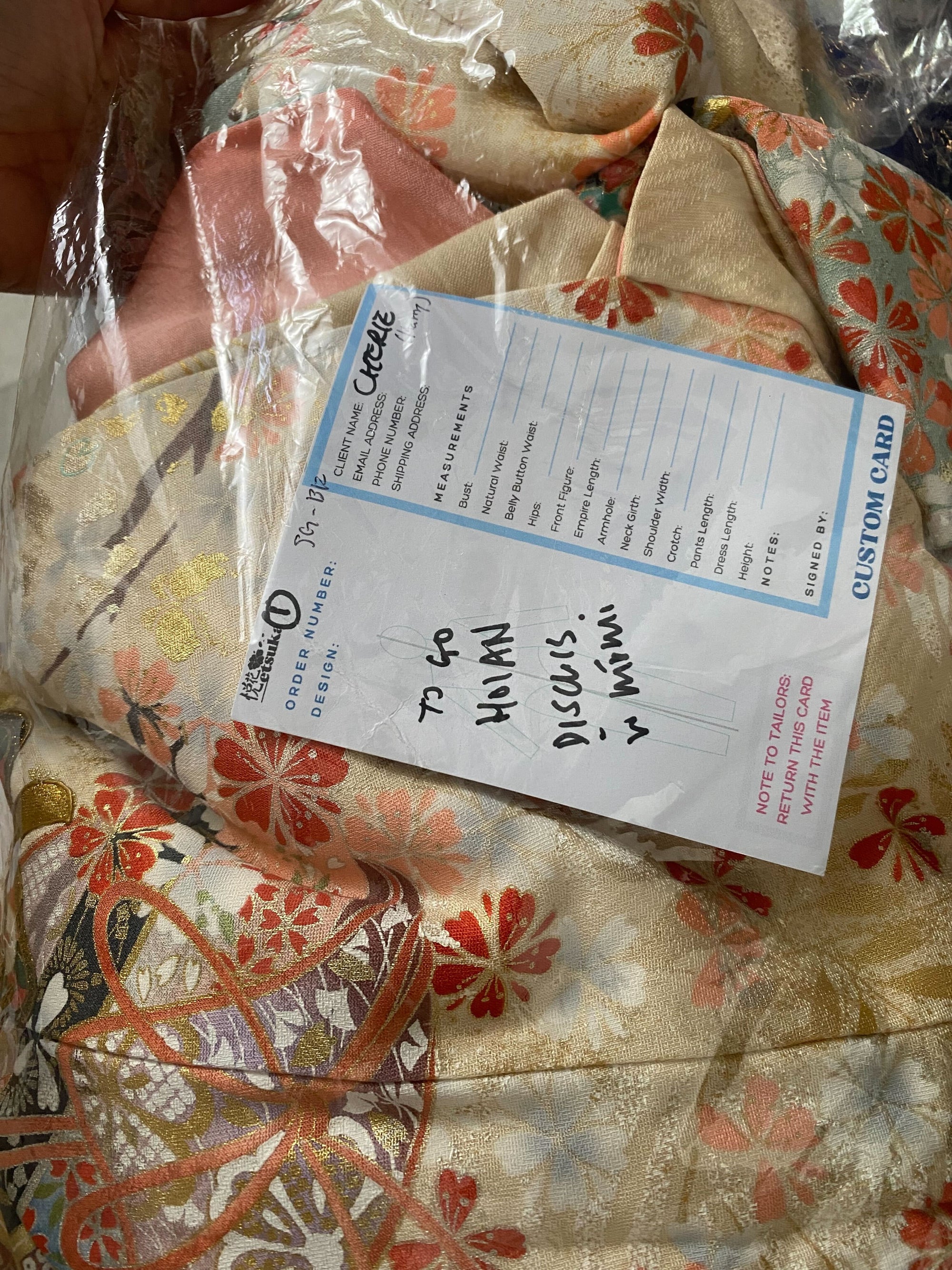 Offline Fabric from SG Boutique Fair- For cherie 