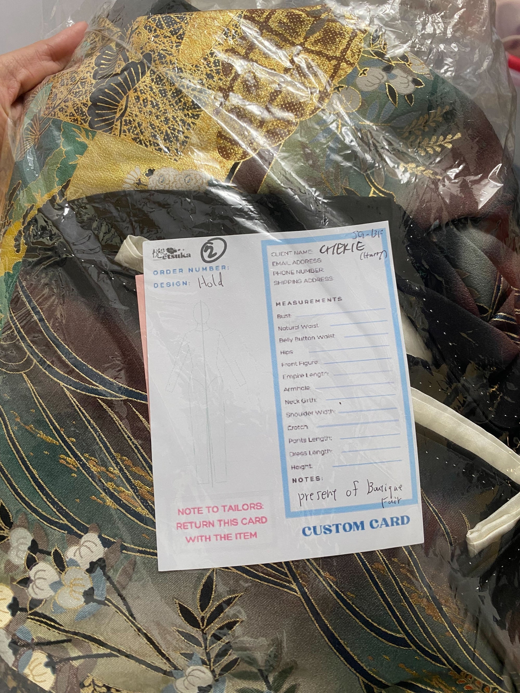 Offline Fabric from SG Boutique Fair- For cherie 