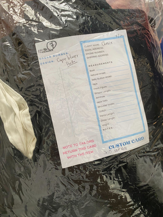 Offline Fabric from SG Boutique Fair (Hoian) - For cherie #1 (Cape Blazer)