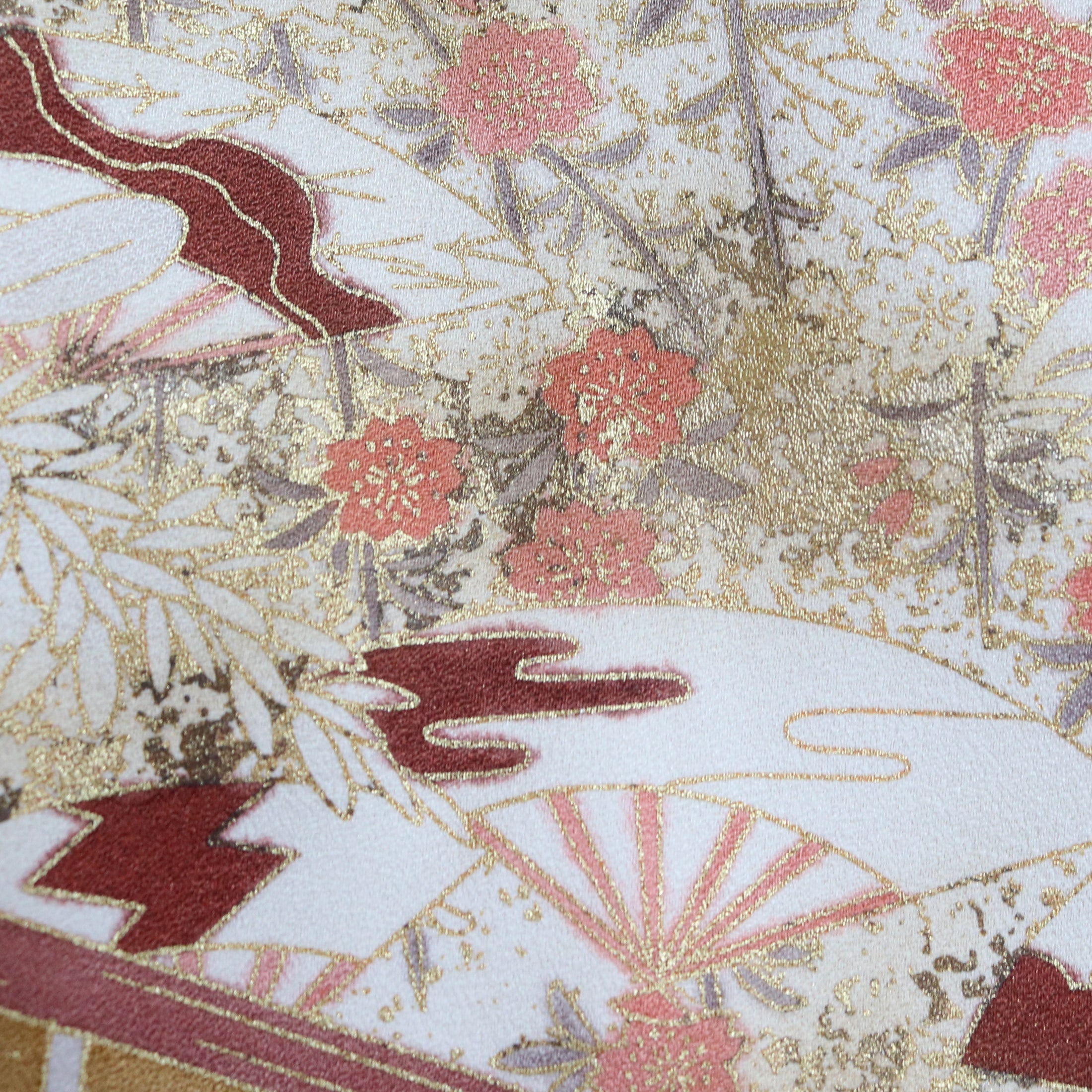 Premium Fabric: 1018-09 Beige CreamYellow Floral