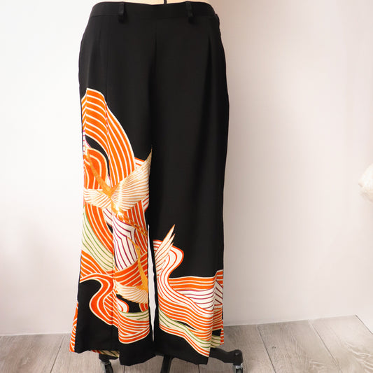 On hand premium: Wide Leg Pants: WLP1594 | 4XLB | A colorful journey