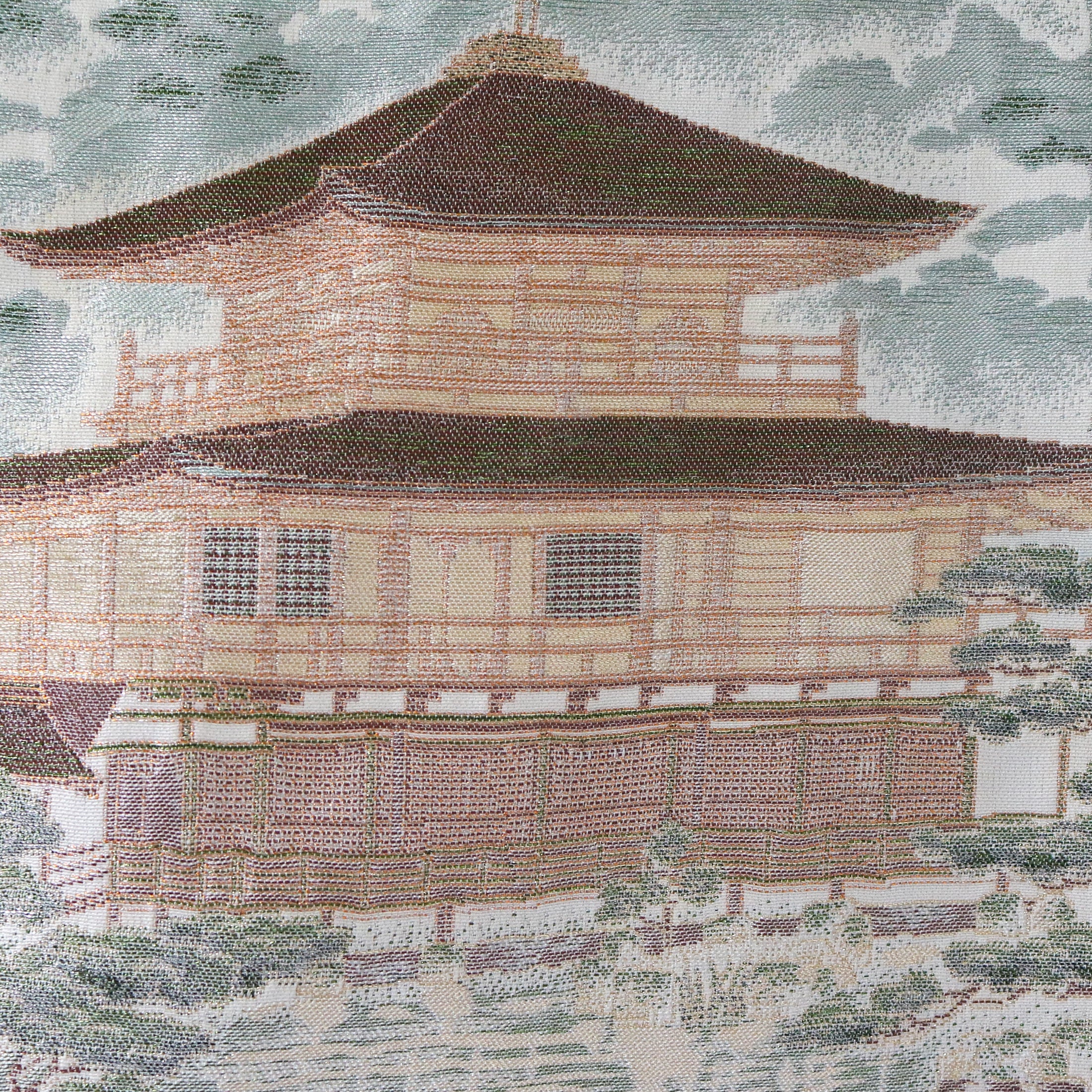 Premium Fabric: Embroidery ! 1018-14 Black white landscape