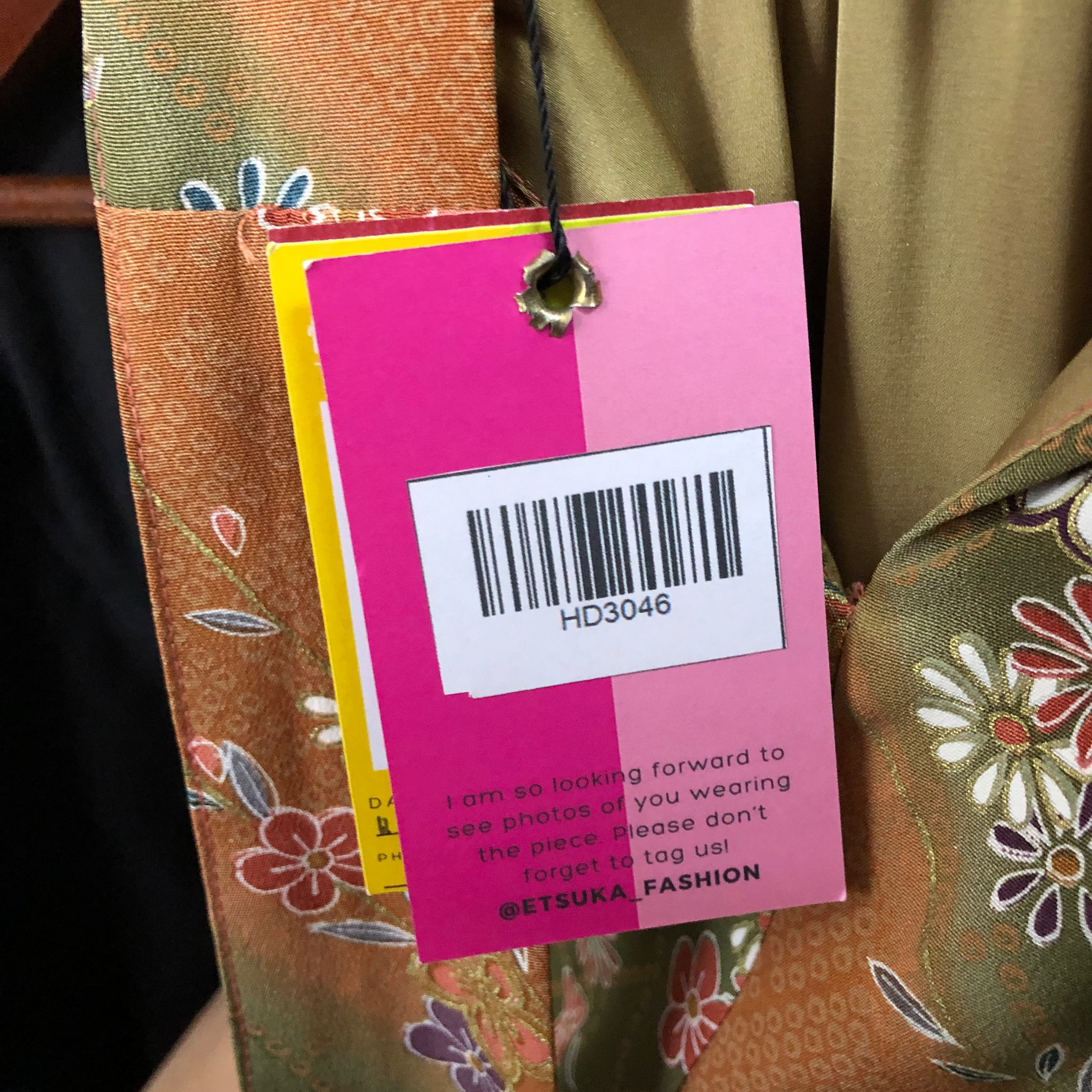 On-hand item: Halter Dress Green and Orange | HD3046 Size: SB Mimi #2