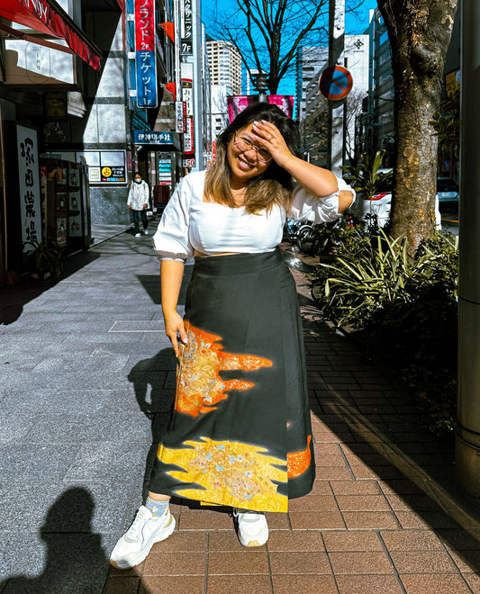 Kimono Wrap Skirt