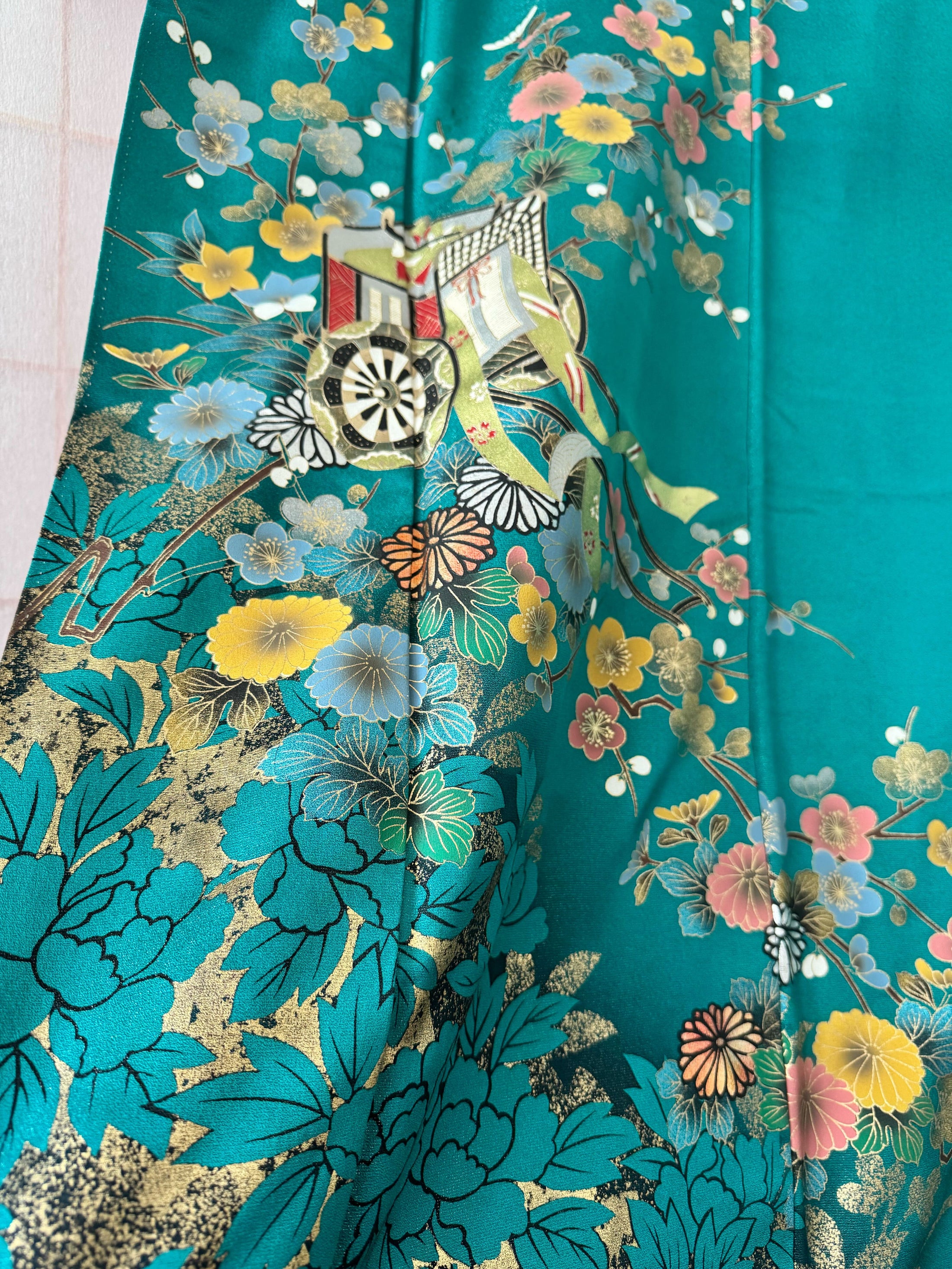 Sakura Collection Fabric: AP4-08 Shiny Green