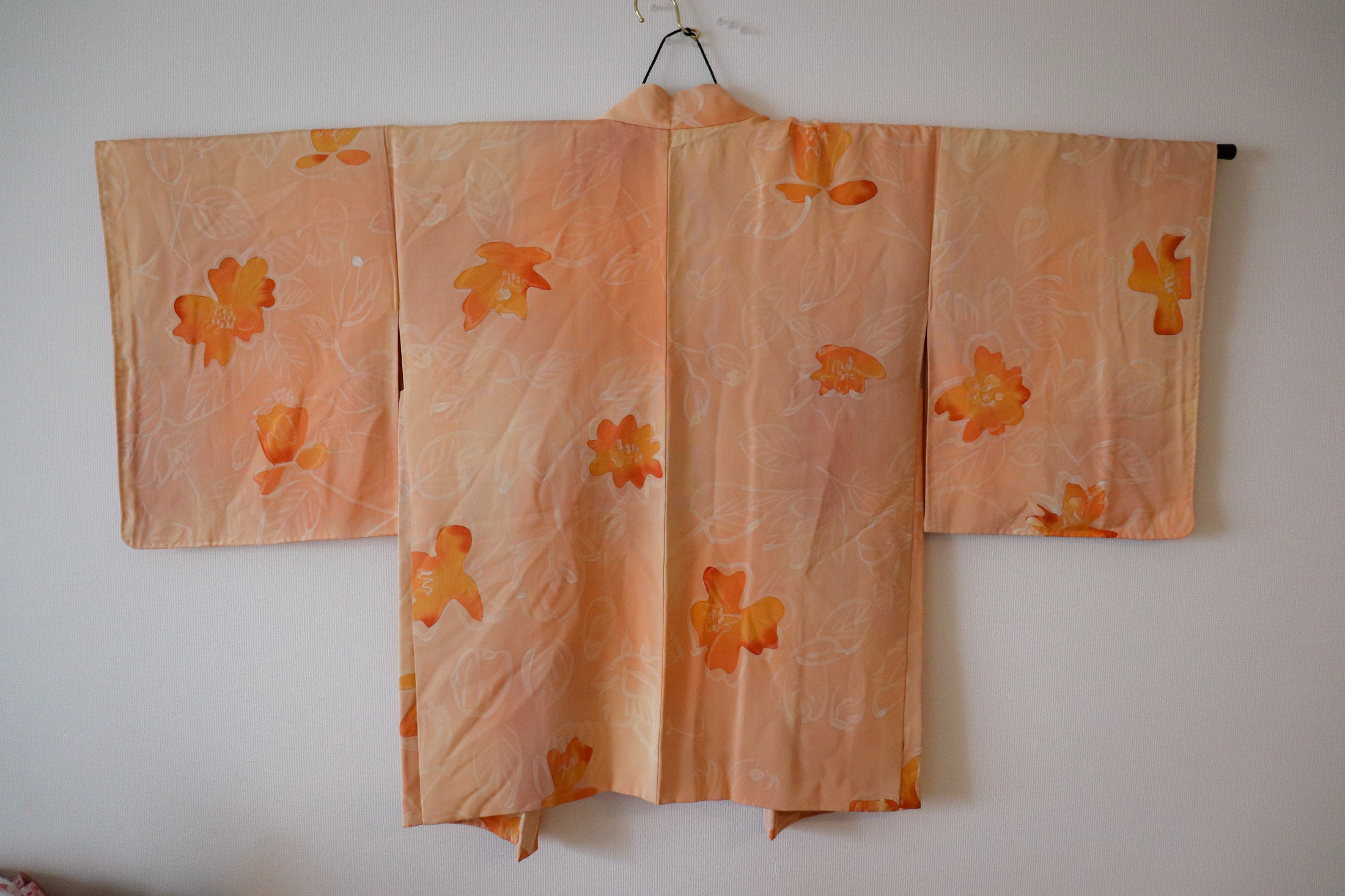 Kimono Cover - Up: Orange Pastel Party