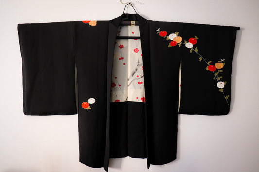 Kimono Cover Up - Flowers and Cherries