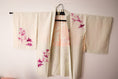 Load image into Gallery viewer, Kimono Cover-Up : White and Lavender
