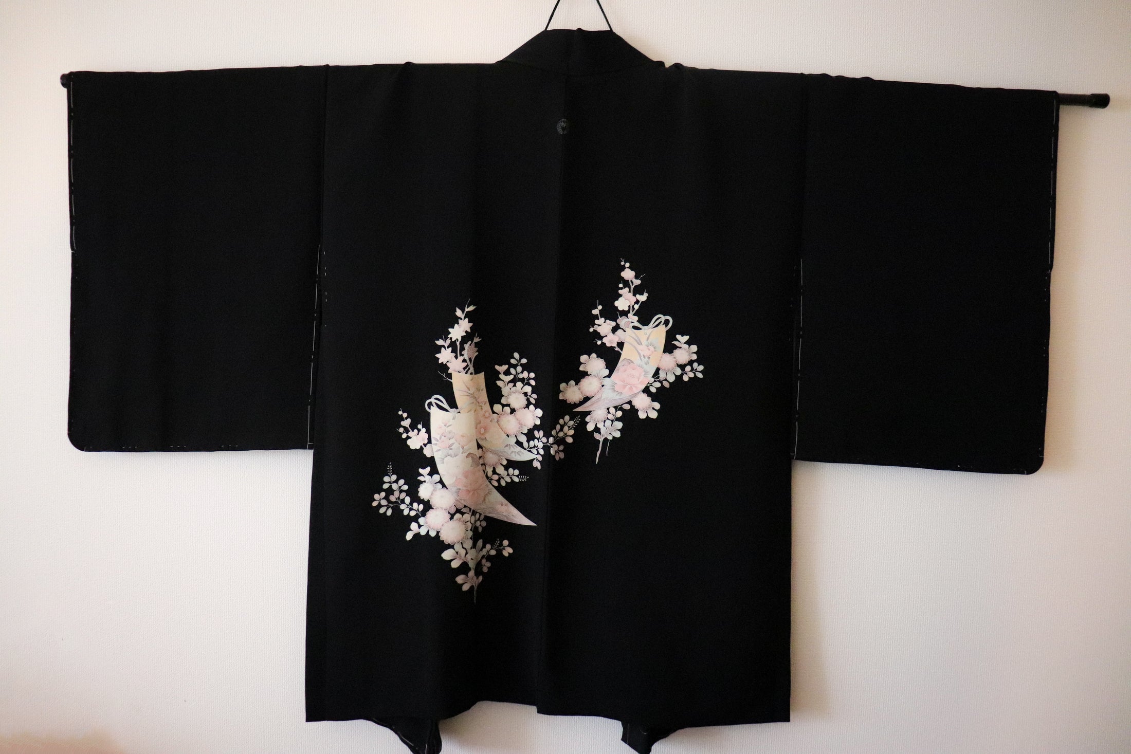 Kimono Cover Up - Flower and Triangle