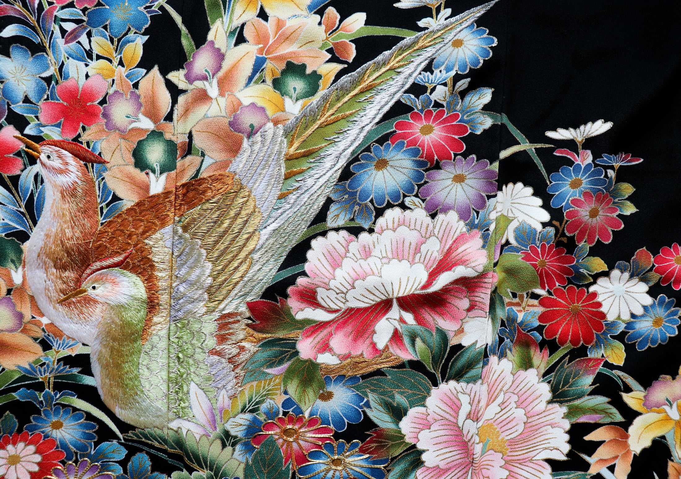 Omakase Fabric: Bird in Flower Paradise