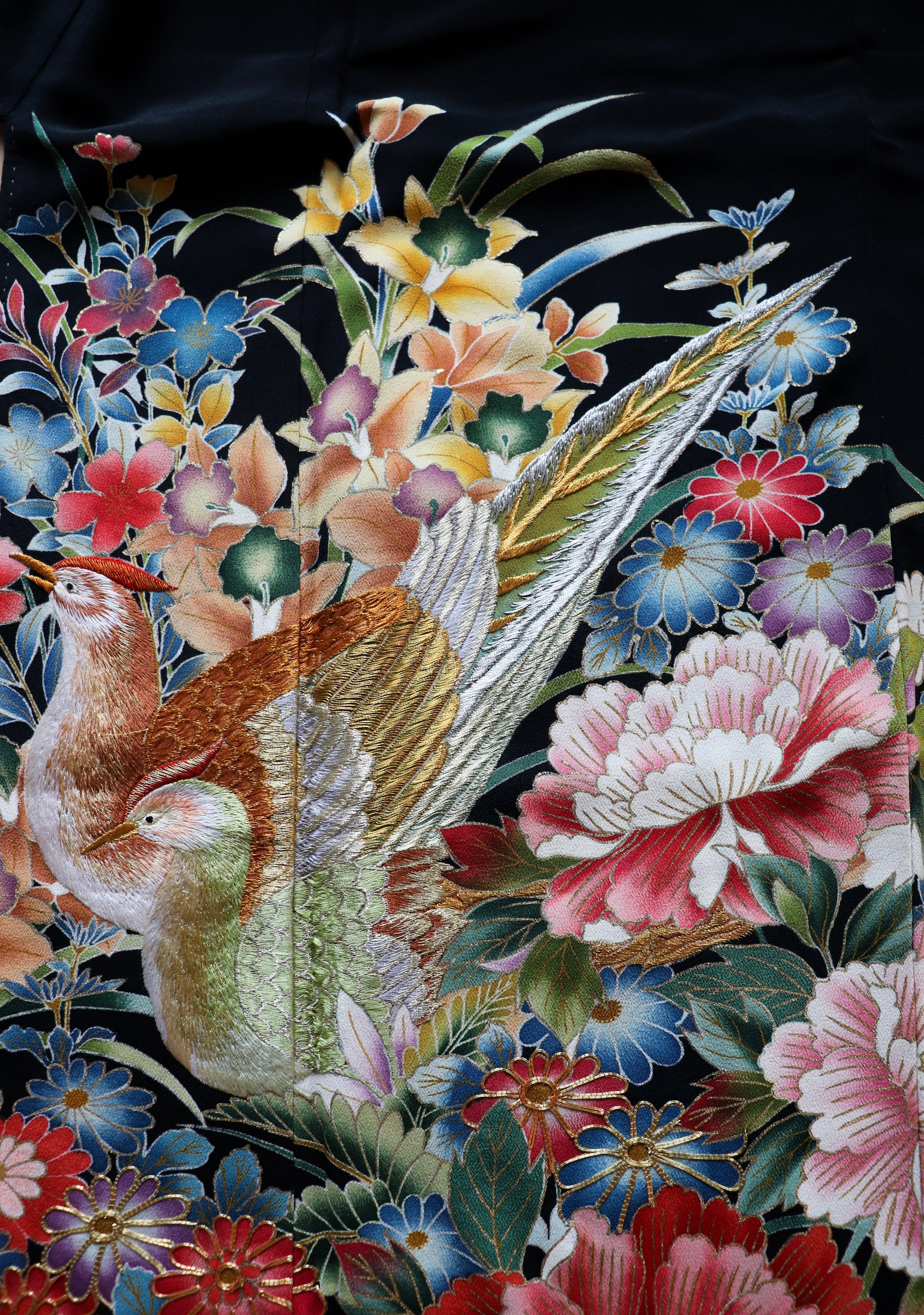 Omakase Fabric: Bird in Flower Paradise