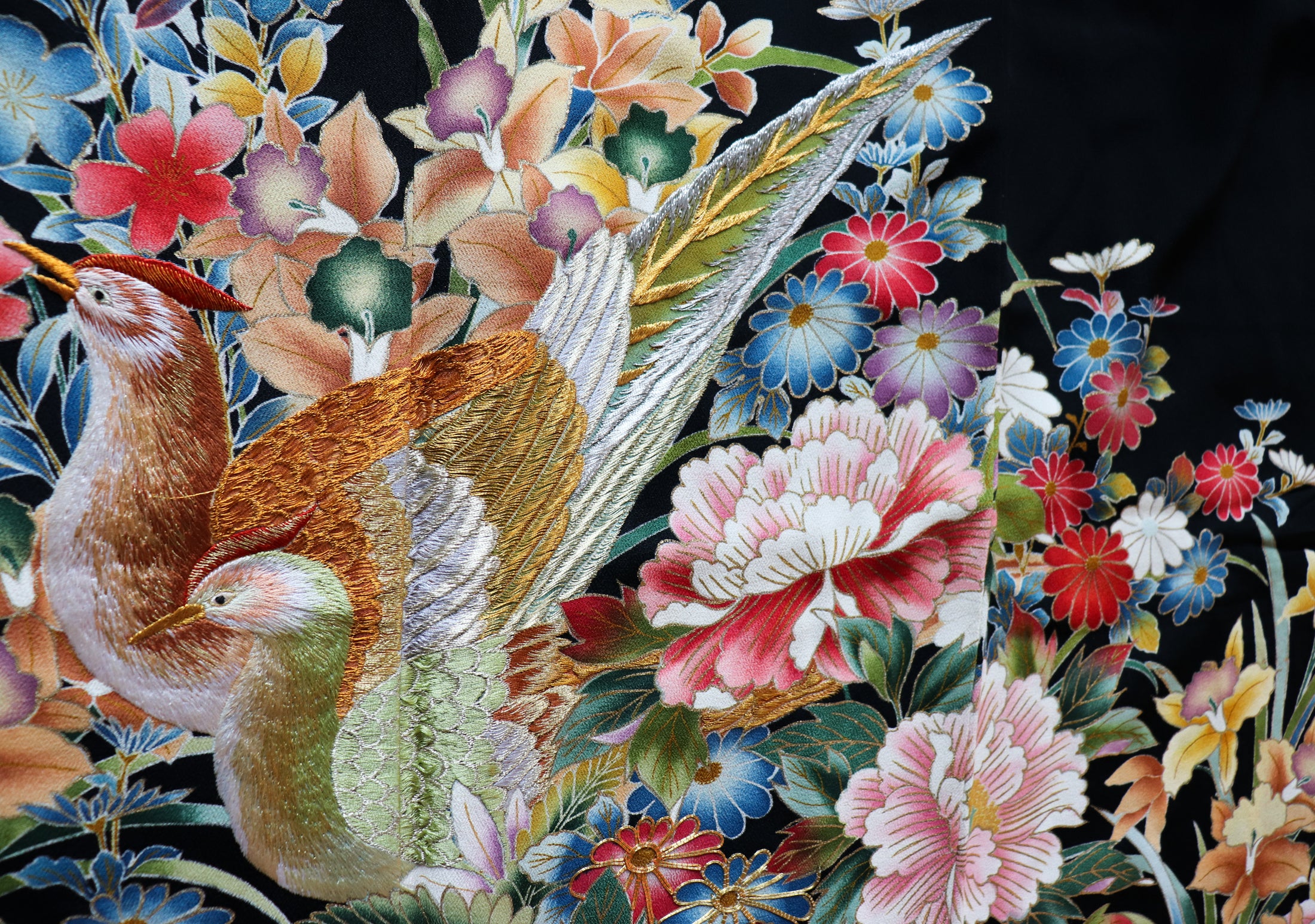 Omakase Fabric: Bird in Flower Paradise