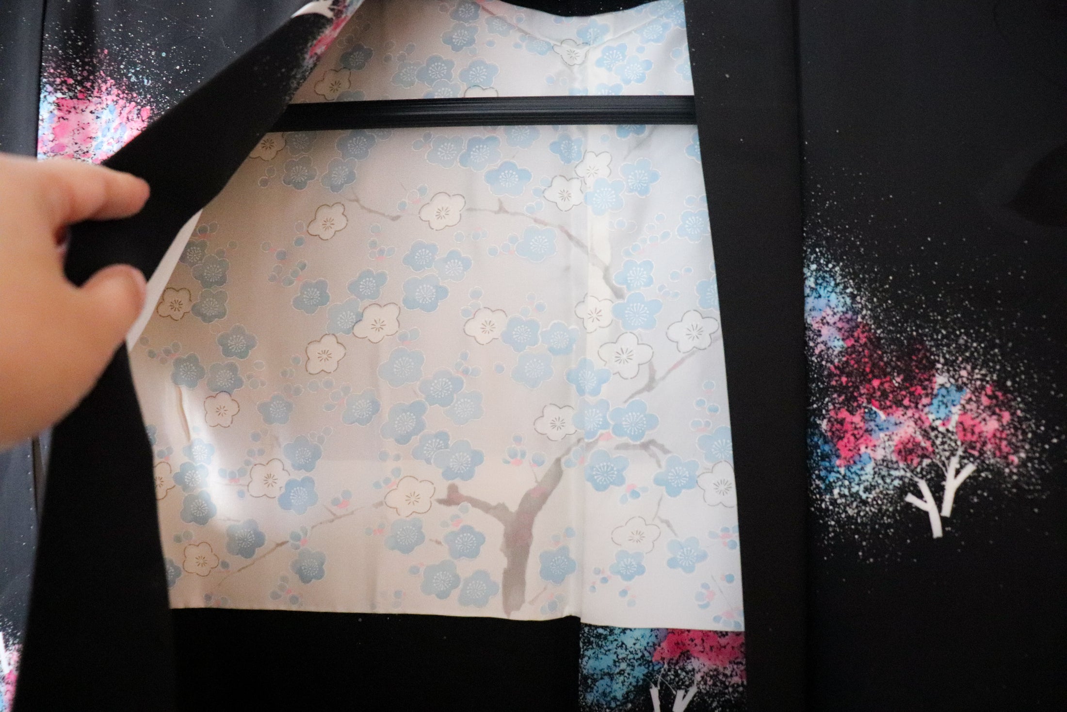 Kimono Cover Up: Paint Splatter