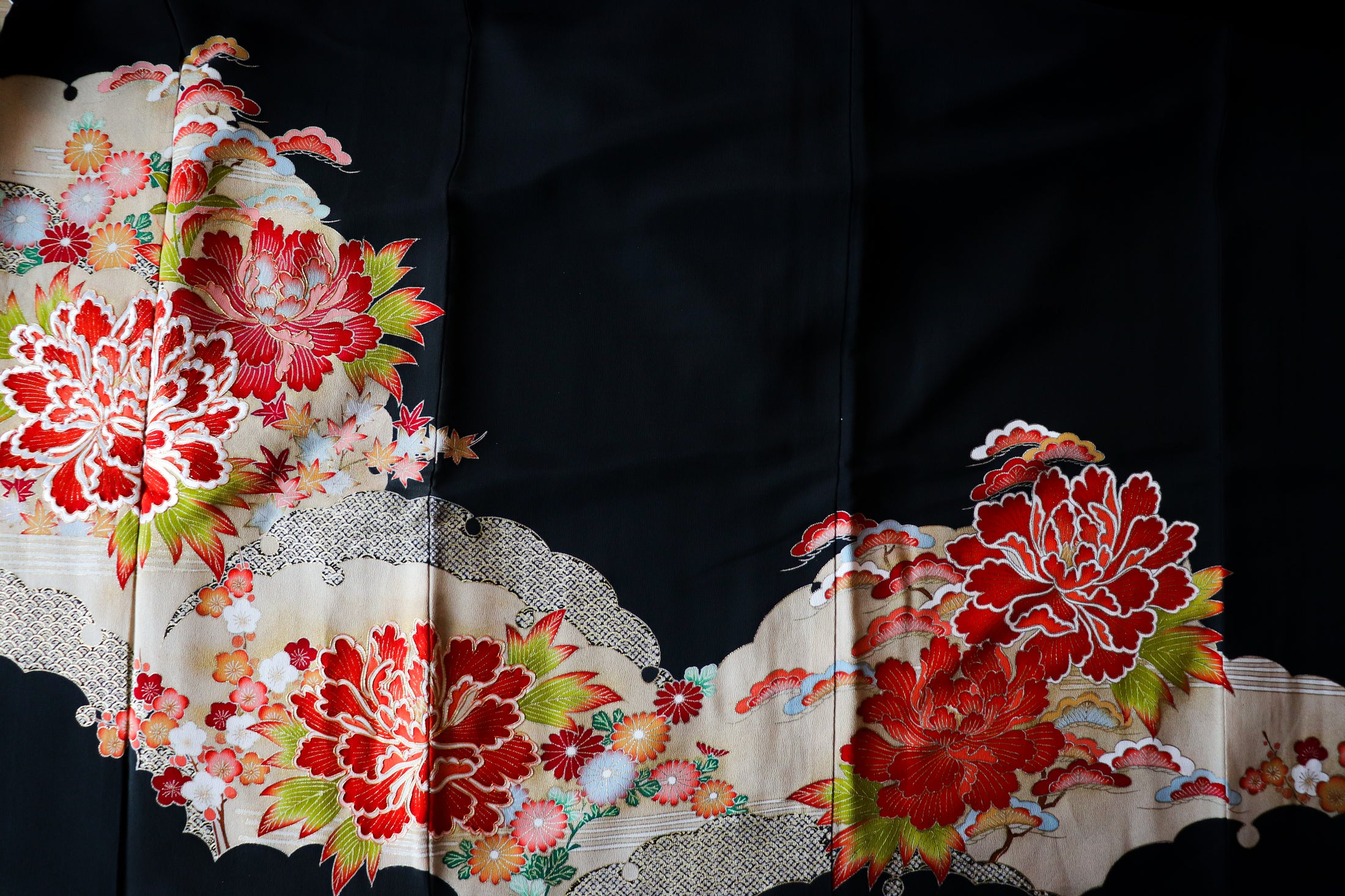 Omakase (Wooden Dragon Fabric): Embroidered Flower