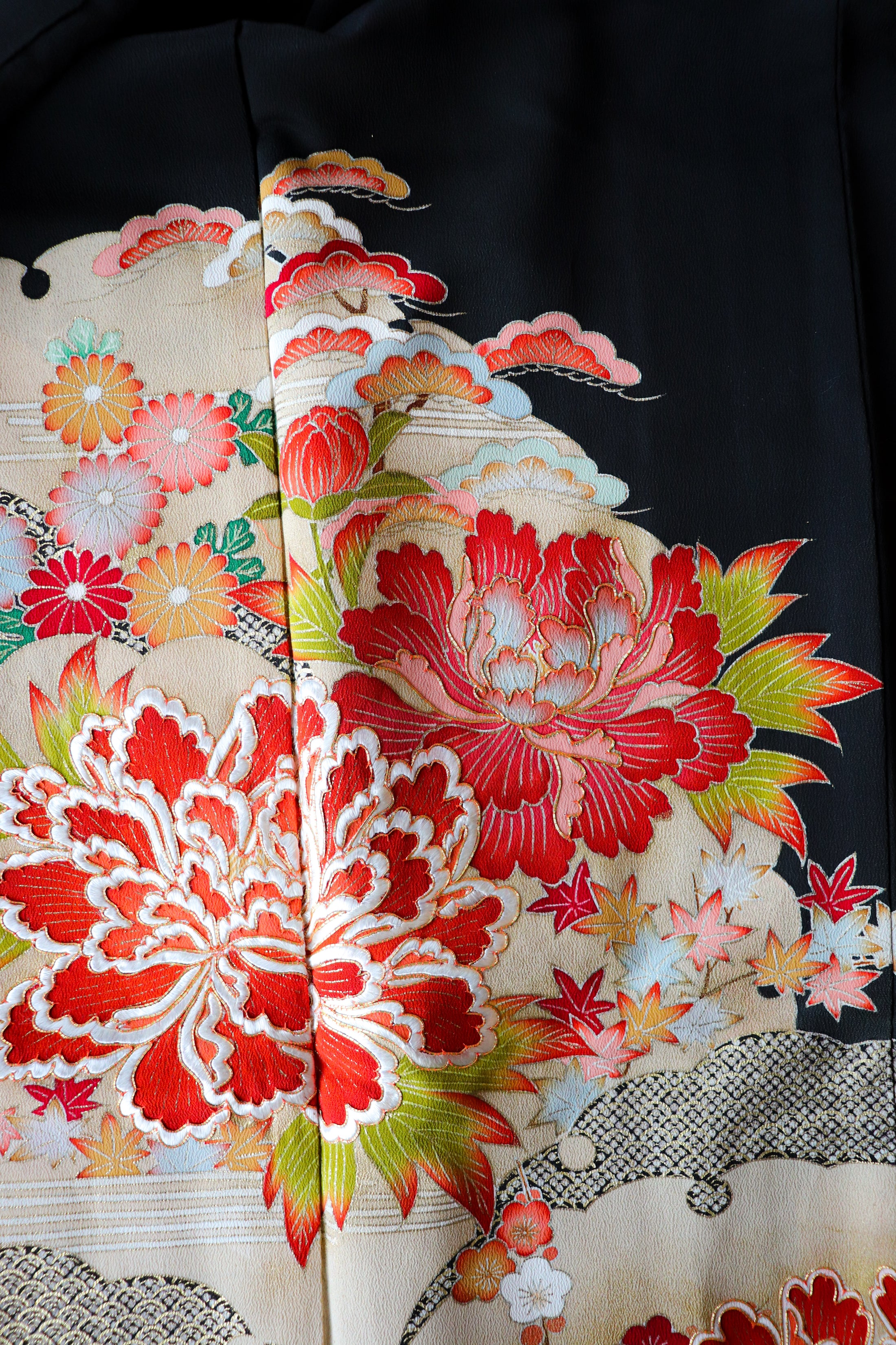 Omakase (Wooden Dragon Fabric): Embroidered Flower