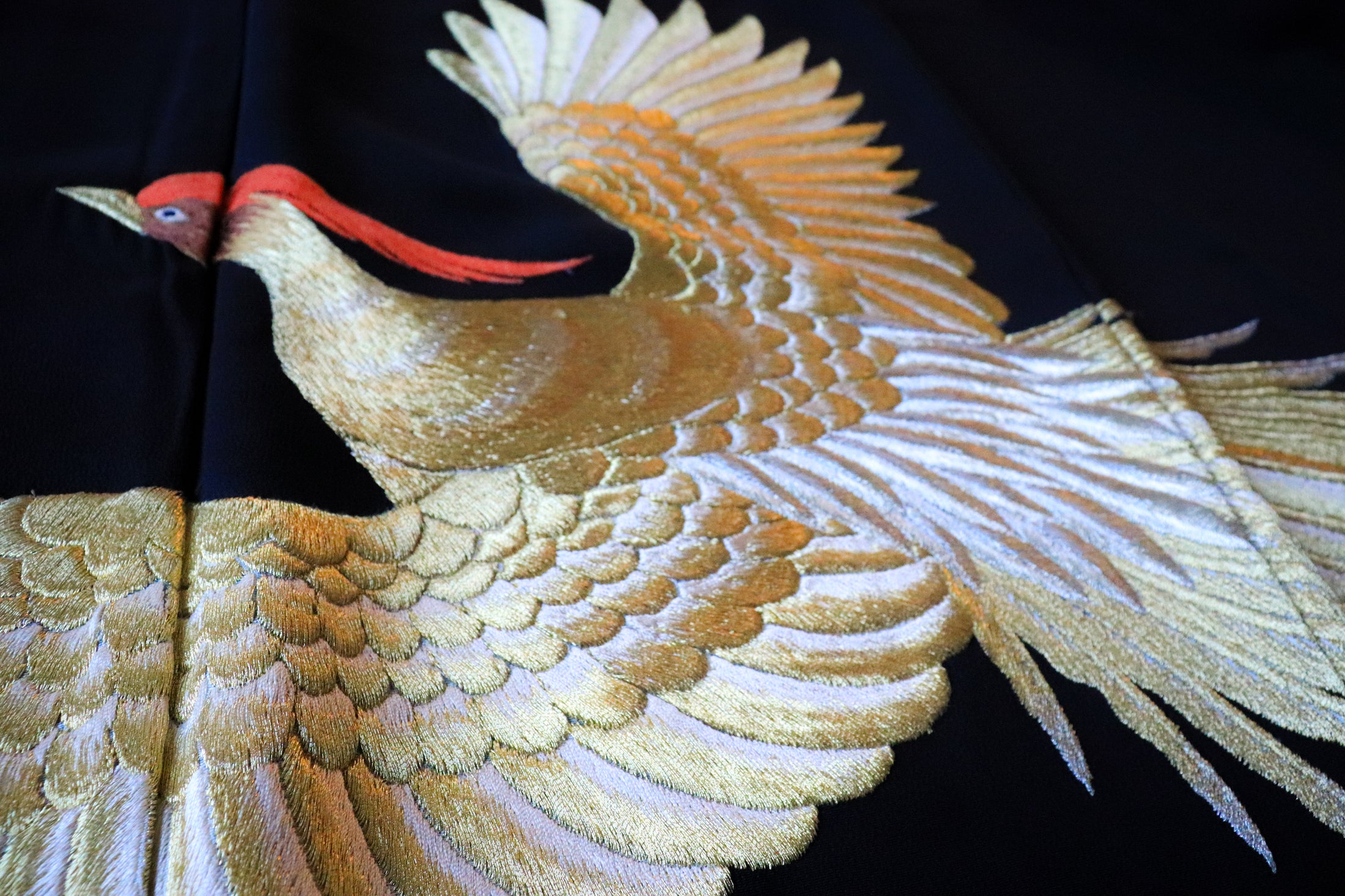 Premium (Wooden Dragon) Fabric: Golden Phoenix