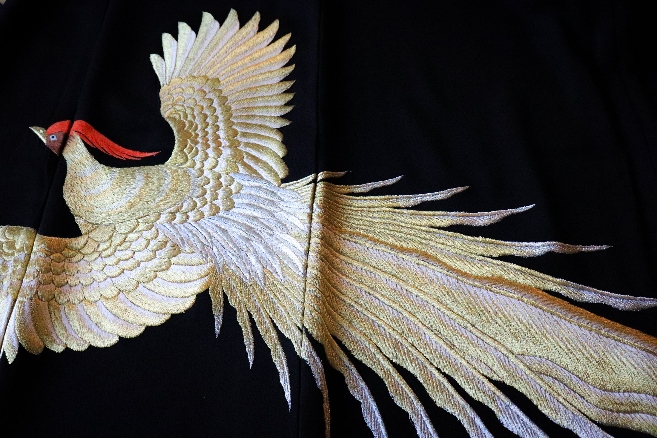 Premium (Wooden Dragon) Fabric: Golden Phoenix