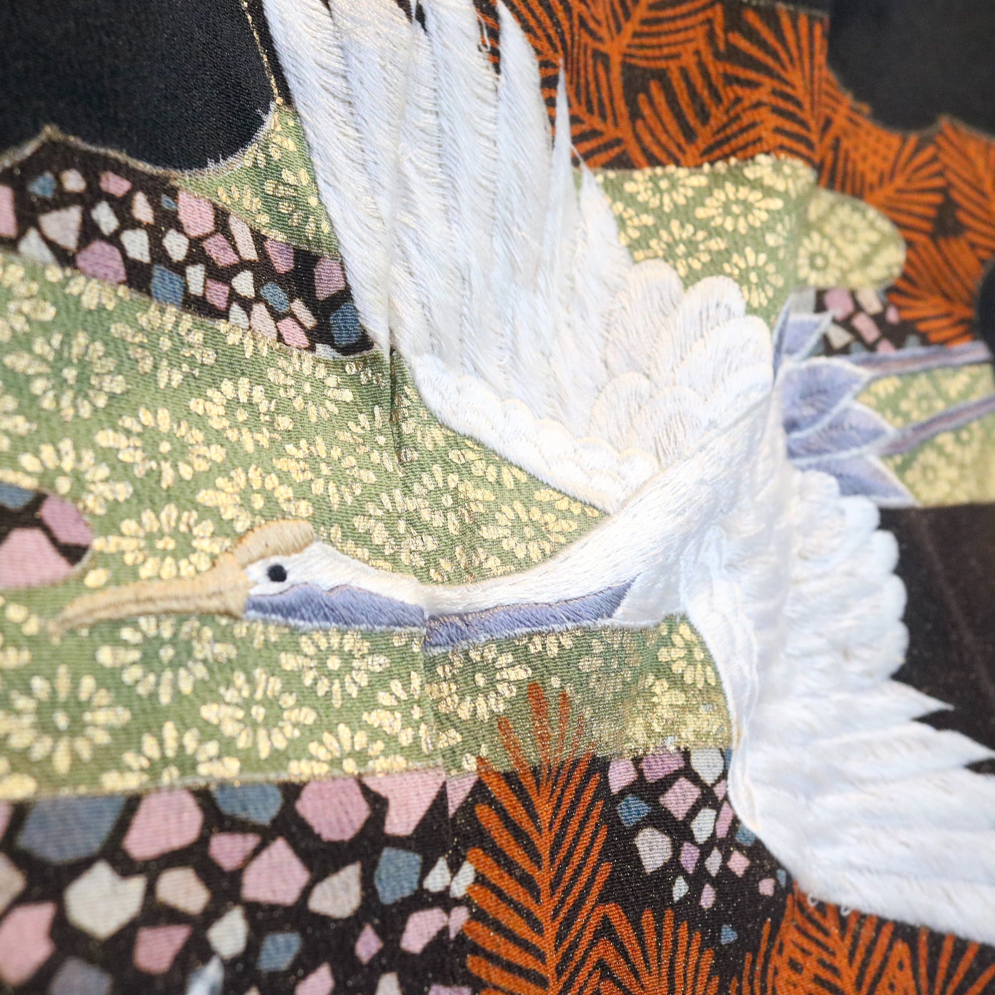 NALB - No Art Left Behind Fabric |  1229PREM-09 Black and birds