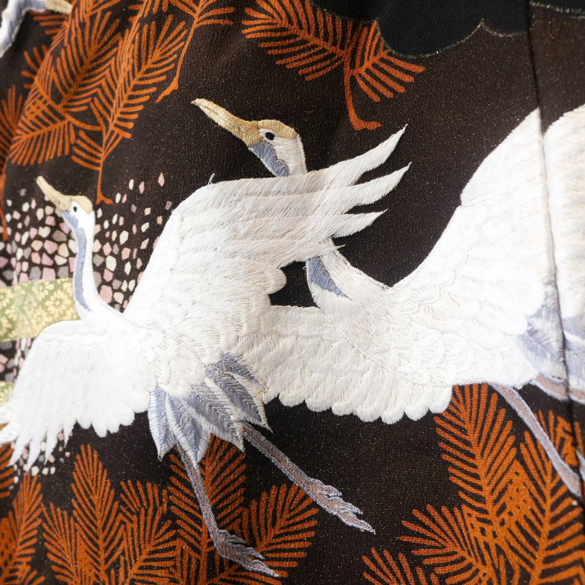 NALB - No Art Left Behind Fabric |  1229PREM-09 Black and birds