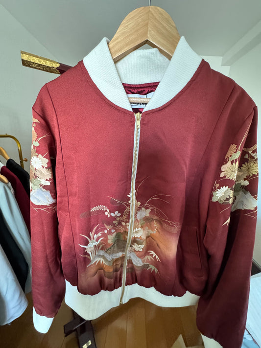 Ap29 On-hand: Maroon Bomber Jacket | LB