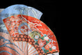 Load image into Gallery viewer, Sakura and Flowers: Scarlet Hand Fan | Premium 114
