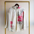 Load image into Gallery viewer, On Hand Premium Item: Silver Flower Hoodie (H058-P)
