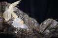 Load image into Gallery viewer, Embroidered Fabric |Golden Phoenix - Full Embroidery! | Premium 164
