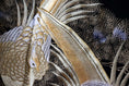 Load image into Gallery viewer, Embroidered Fabric |Golden Phoenix - Full Embroidery! | Premium 164
