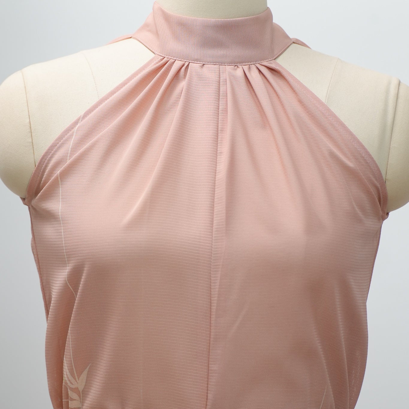 Premium On-hand: Pink See through Halter Dress | HD6649 | MA