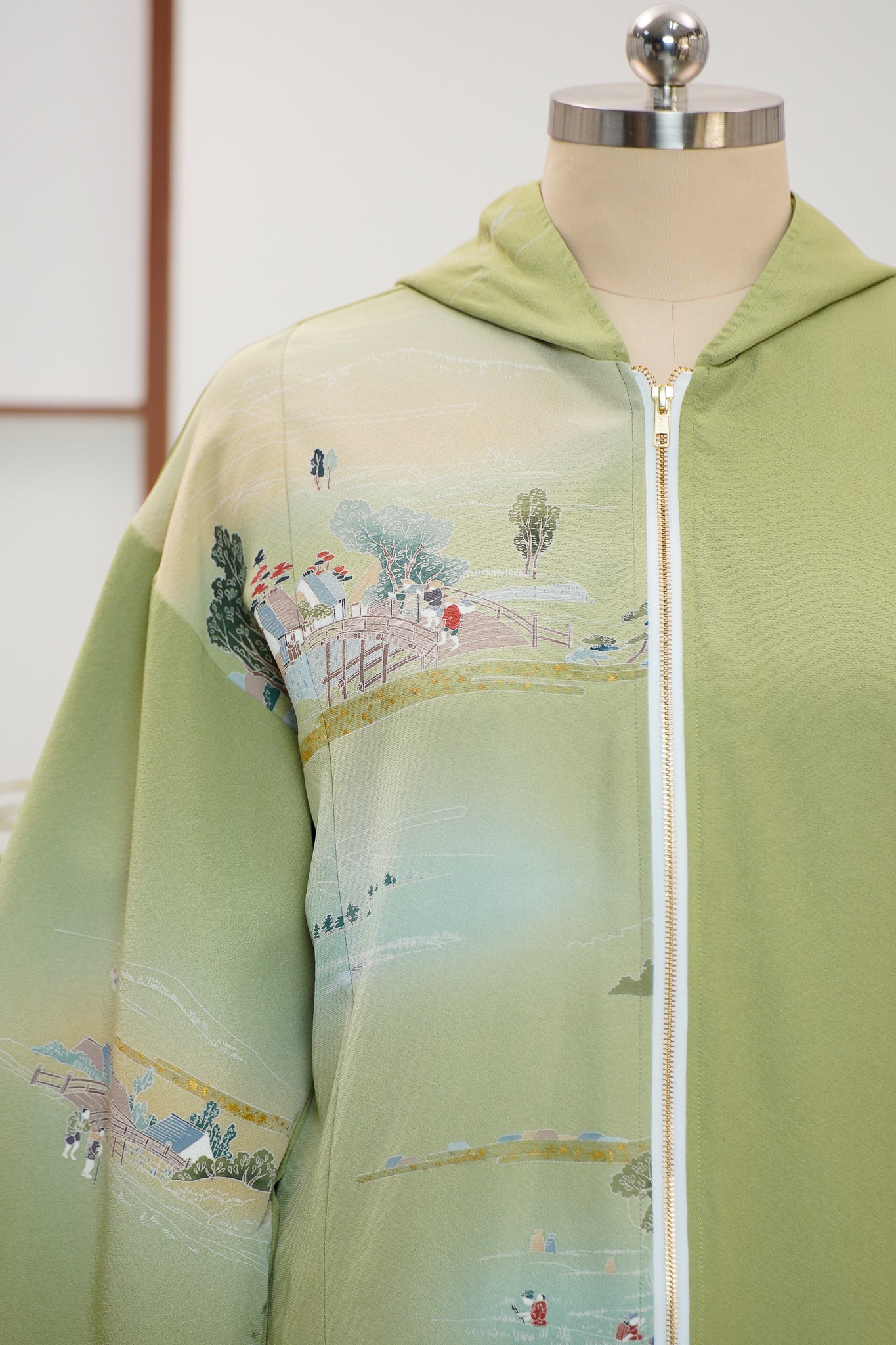 WC 32 campaign: Green Hoodie With Zipper | HWZ7951Y
