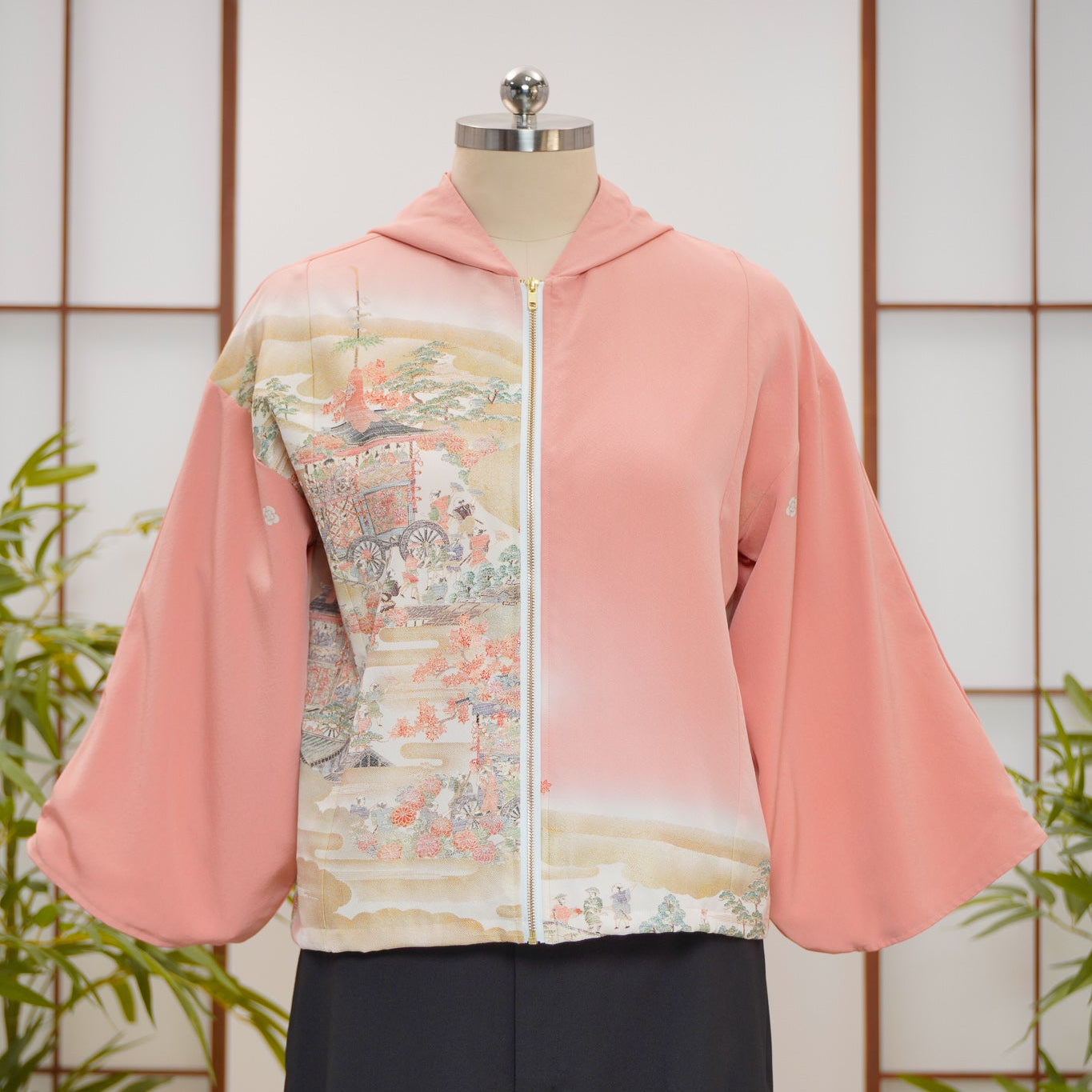 WC 32 campaign: Pink Hoodie With Zipper | HWZ7948Y
